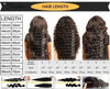 250% Density Malaysian Curly Lace Front. Wig - Wigs Pamshair