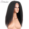 Customised Kinky Straight Lace Front 250% Density - Wigs Pamshair